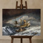 Premium Wall Art Yatay Html Edition – FAMOUS2407218 shown in Studio Easel