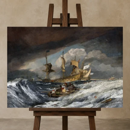 Premium Wall Art Yatay Html Edition – FAMOUS2407218 shown in Studio Easel