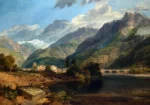 Bonneville, Savoy by J. M. W. Turner, a living room wall art print for refined interiors