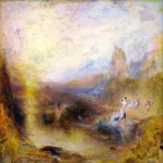 Glaucus and Scylla by J. M. W. Turner, a living room wall art print for refined interiors
