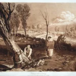 Hedging and Ditching by J. M. W. Turner, a living room wall art print for refined interiors