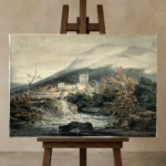 Premium Wall Art Yatay Html Edition – FAMOUS2407229 shown in Studio Easel