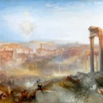 Modern Rome – Campo Vaccino by J. M. W. Turner, an office wall art print for refined interiors