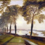 Mortlake Terrace by J. M. W. Turner, a living room wall art print for refined interiors
