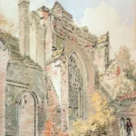 Saint Albans Abbey, Hertfordshire by J. M. W. Turner, an office wall art print for refined interiors