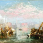 Seascape by J. M. W. Turner, a living room wall art print for refined interiors