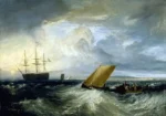 Sheerness as seen from the Nore by J. M. W. Turner, a living room wall art print for refined interiors