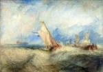 Van Tromp, Going About to Please His Masters by J. M. W. Turner, a living room wall art print for refined interiors