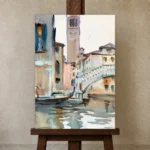 Premium Wall Art Dikey  Html Edition – FAMOUS2407246 shown in Studio Easel
