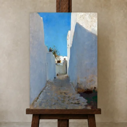 Premium Wall Art Dikey  Html Edition – FAMOUS2407248 shown in Studio Easel