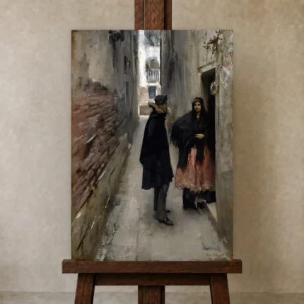 Premium Wall Art Dikey  Html Edition – FAMOUS2407249 shown in Studio Easel