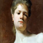 Blonde model by John Singer Sargent, a living room wall art print for refined interiors