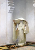 Fumée d’ambre Gris (Smoke of Ambergris) by John Singer Sargent, a living room wall art print for refined interiors