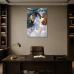 Premium Wall Art Dikey  Html Edition – FAMOUS2407253 shown in Room 2