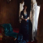 Madame Paul Escudier (Louise Lefevre) by John Singer Sargent, a living room wall art print for refined interiors