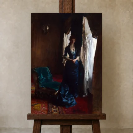 Premium Wall Art Dikey  Html Edition – FAMOUS2407254 shown in Studio Easel
