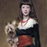 Miss Beatrice Townsend by John Singer Sargent, a living room wall art print for refined interiors