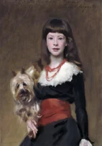 Miss Beatrice Townsend by John Singer Sargent, a living room wall art print for refined interiors