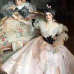 Mrs Carl Meyer And Her Children by John Singer Sargent, a kids room wall art print for refined interiors