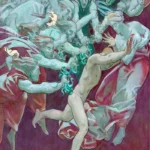 Orestes and The furies by John Singer Sargent, a living room wall art print for refined interiors