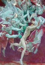 Orestes and The furies by John Singer Sargent, a living room wall art print for refined interiors