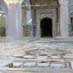 Pavement, Cairo by John Singer Sargent, an office wall art print for refined interiors