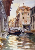 Ponte della Canonica (between 1903 and 1907) by John Singer Sargent, a living room wall art print for refined interiors