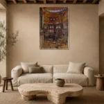 Premium Wall Art Dikey  Html Edition – FAMOUS2407266 shown in Room 4