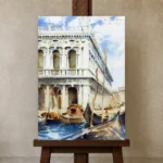 Premium Wall Art Dikey  Html Edition – FAMOUS2407270 shown in Studio Easel