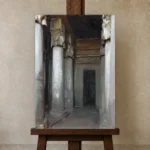 Premium Wall Art Dikey  Html Edition – FAMOUS2407272 shown in Studio Easel