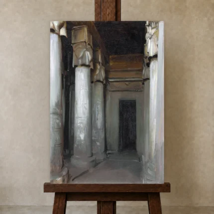 Premium Wall Art Dikey  Html Edition – FAMOUS2407272 shown in Studio Easel