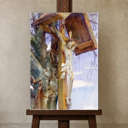 Premium Wall Art Dikey  Html Edition – FAMOUS2407274 shown in Studio Easel