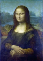 The Mona Lisa by Leonardo da Vinci, a living room wall art print for refined interiors