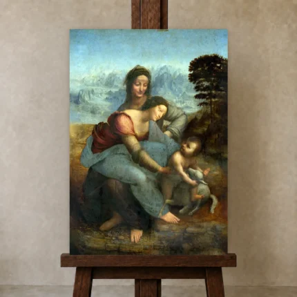 Premium Wall Art Dikey  Html Edition – FAMOUS2407276 shown in Studio Easel