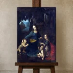 Premium Wall Art Dikey  Html Edition – FAMOUS2407277 shown in Studio Easel
