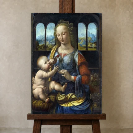 Premium Wall Art Dikey  Html Edition – FAMOUS2407278 shown in Studio Easel