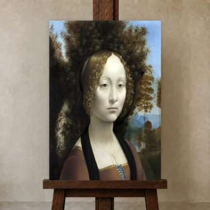 Premium Wall Art Dikey  Html Edition – FAMOUS2407279 shown in Studio Easel