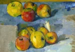 Apples by Paul Cézanne, a kitchen wall art print for refined interiors