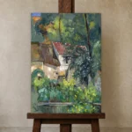 Premium Wall Art Dikey  Html Edition – FAMOUS2407284 shown in Studio Easel