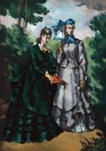 La Promenade by Paul Cézanne, a living room wall art print for refined interiors