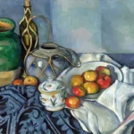 Still Life with Apples by Paul Cézanne, a kitchen wall art print for refined interiors