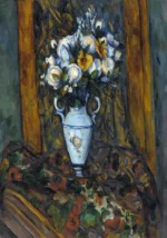 Vase of Flowers by Paul Cézanne, a kitchen wall art print for refined interiors