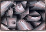 Crystal gradation by Paul Klee, an office wall art print for refined interiors