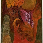 Dryaden by Paul Klee, an office wall art print for refined interiors