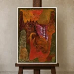 Premium Wall Art Dikey  Html Edition – FAMOUS2407304 shown in Studio Easel