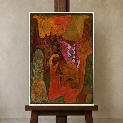 Premium Wall Art Dikey  Html Edition – FAMOUS2407304 shown in Studio Easel