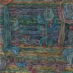 Exotischer Garten by Paul Klee, an office wall art print for refined interiors