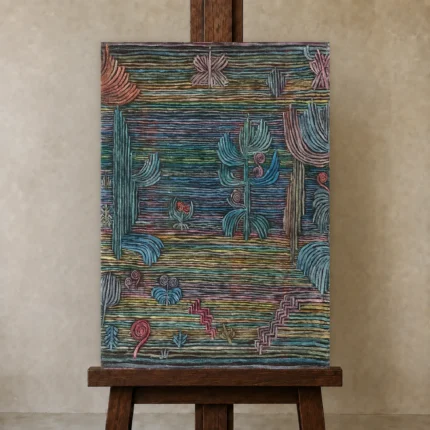 Premium Wall Art Dikey  Html Edition – FAMOUS2407305 shown in Studio Easel