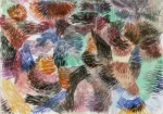 Libido of the Forest by Paul Klee, an office wall art print for refined interiors