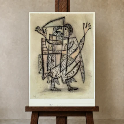 Premium Wall Art Dikey  Html Edition – FAMOUS2407312 shown in Studio Easel